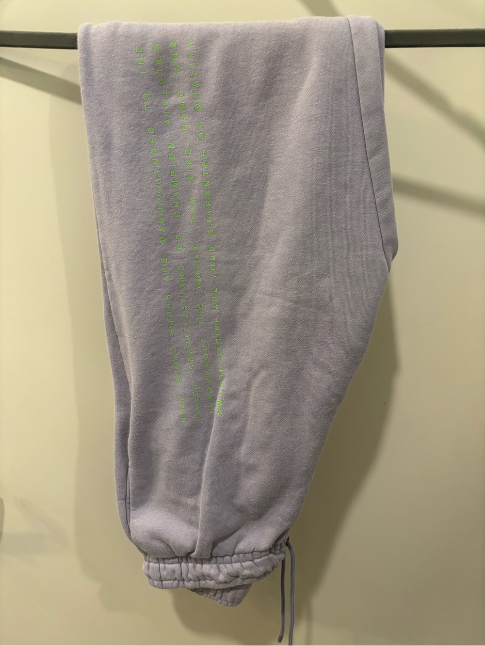 Lavender Nike sweatpants